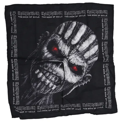 Bandana (Sort, Hvid, Rød) fra Iron Maiden