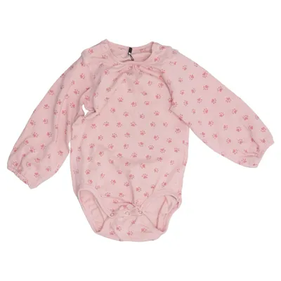 Body (Pink) fra Polarn O. Pyret Elastan, Økologisk bomuld