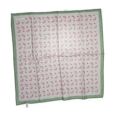 Handkerchief (Gray, Green) from Jacob Cohen Cotton
