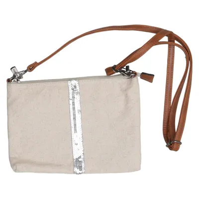 Schoudertas (Beige, Bruin, Zilver) van Mandoline Polyurethaan