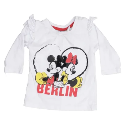 Lange mouwen shirt (Wit, Meerkleurig) van Disney Baby Katoen, Polyester