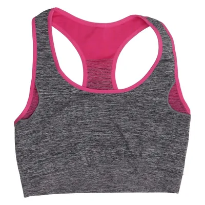 Sports-BH (Grå, Pink) fra Gold's Gym Elastan, Polyamid, Polyester