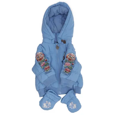 Winter jacket (Blue, Multicolored) from Ed Hardy by Christian Audigier