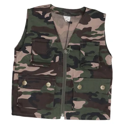 Gilet d'extérieur (Vert, Marron, Beige) de Morango Coton, Polyester