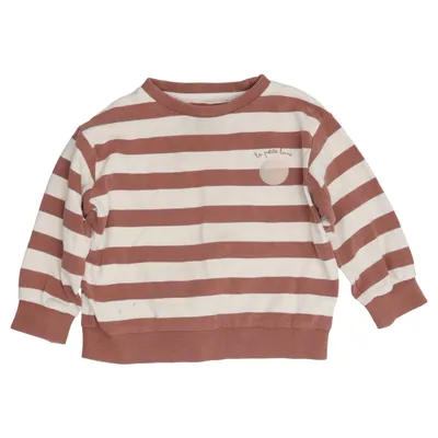 Sweatshirt (Bruin, Beige) van Konges Sløjd Elastaan, Organisch katoen