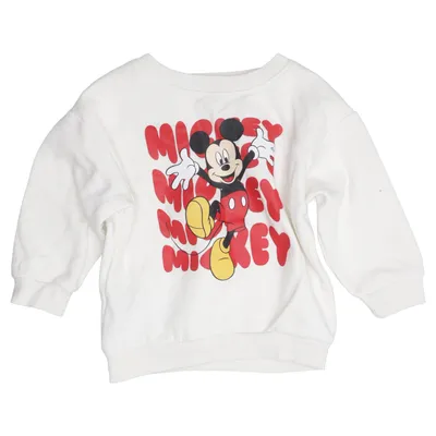 Sweatshirt (Wit, Meerkleurig) van Disney by Primark Katoen, Polyester