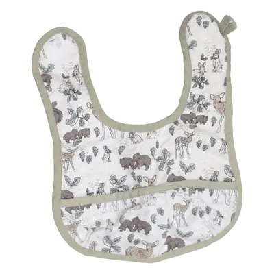 Bib (White, Green, Multicolored) from Little Roomies