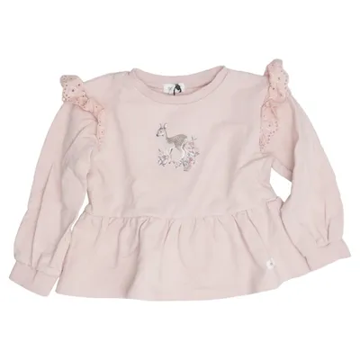Sweatshirt (Pink) from Newbie by KappAhl Cotton, Elastane