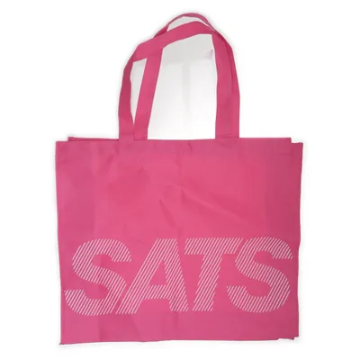 Tygpåse (Rosa, Vit) från SATS