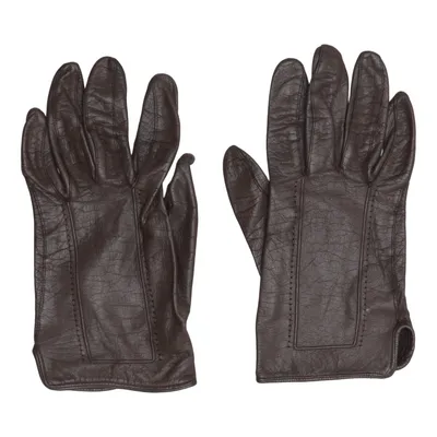 Gants en cuir (Marron)