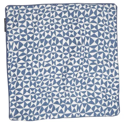 Housse de coussin (Bleu, Blanc) de Lexington Coton