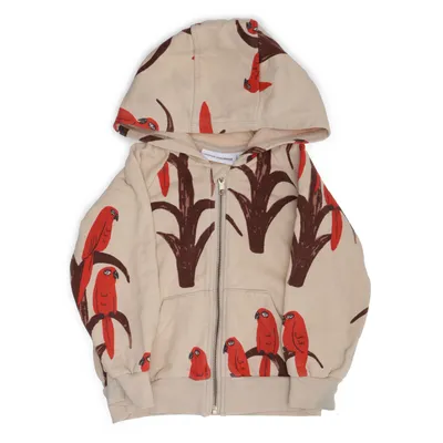 Huvtröja (Beige, Röd, Brun) från Mini Rodini Ekologisk bomull