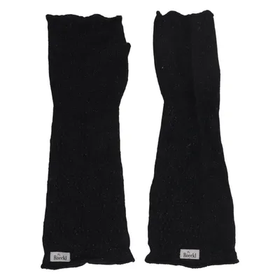 Mitaines (Noir) de Roeckl Angora, Cachemire, Fibre métallique, Polyamide, Viscose, Laine