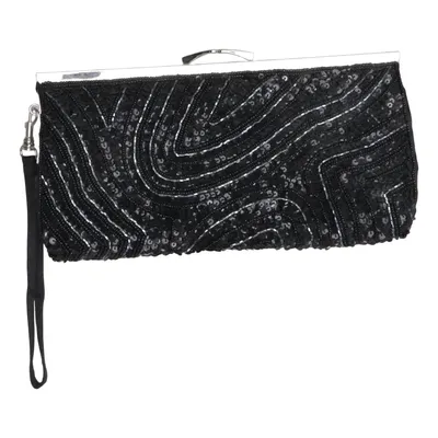 Clutch bag (Black) from Wallis Polyester