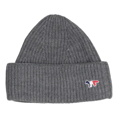 Beanie (Grijs) van Maison Kitsuné Wol