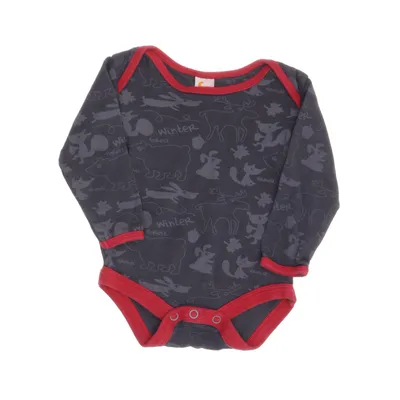 Body (Grå, Röd) från Frendz Bomull