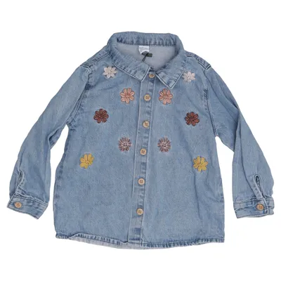 Denim shirt (Blue, Multicolored) from LC Waikiki Cotton