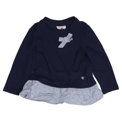 Jurk (Blauw, Wit) van Topolino Katoen, Elastaan, Polyester