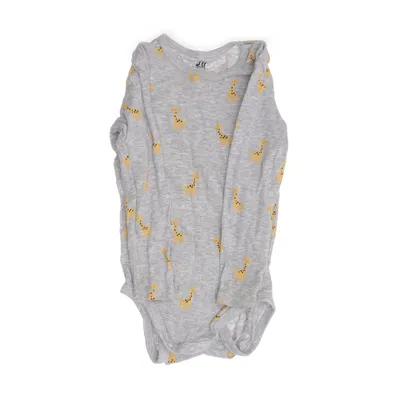 Romper (Grijs, Geel) van H&M Basic Katoen, Viscose