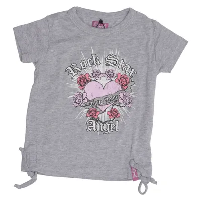 T-shirt (Gray, Multicolored) from D6 Soul Cotton