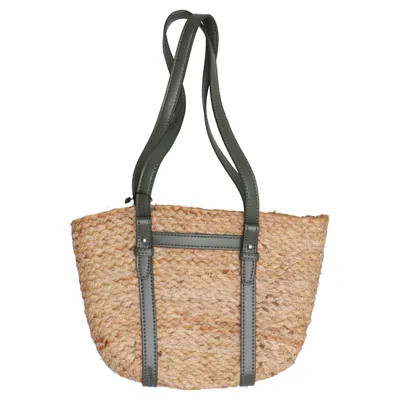Håndtaske (Beige, Grøn) fra Zara