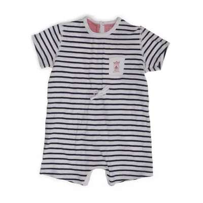 Sparkdräkt (Vit, Blå) från Petit Bateau Bomull