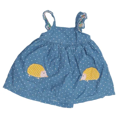 Robe salopette (Bleu, Jaune, Blanc) de Baby Boden Coton