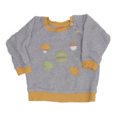 Sweatshirt (Gris, Jaune, Vert) de Pusblu Polyester, Coton recyclé