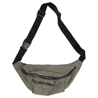 Sac-banane (Vert, Noir) de Accessoires Polyester