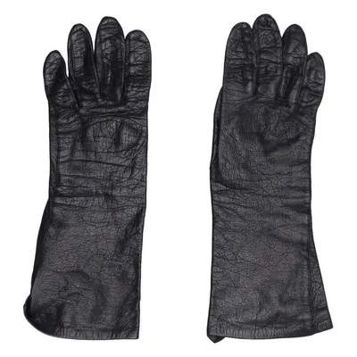 Leren handschoenen (Zwart)