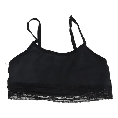 Bralette (Zwart) van Cubus Elastaan, Organisch katoen