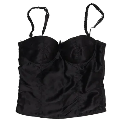 Bustier (Zwart) van Gina Tricot Lingerie Elastaan, Polyester
