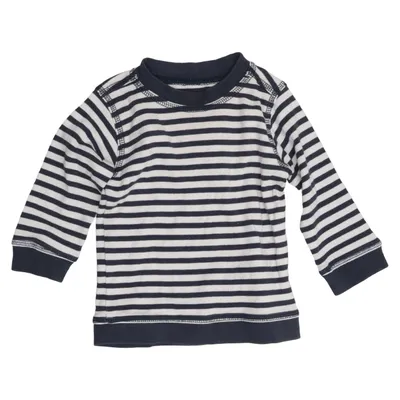 Lange mouwen shirt (Blauw, Wit) van Wheat Katoen