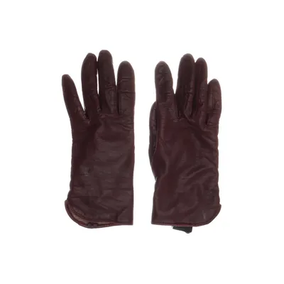 Leren handschoenen (Rood) Leer, Wol