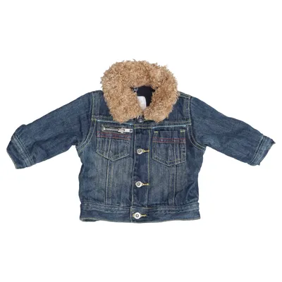 Foret Jeansjakke (Blå) fra Baby by Lindex Bomuld, Polyester