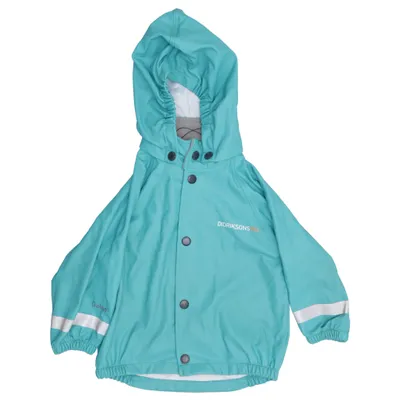 Regenjack (Turquoise) van Didriksons 1913 Polyester, Polyurethaan