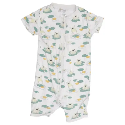 Sparkdräkt (Vit, Flerfärgad) från Lindex Baby Bomull