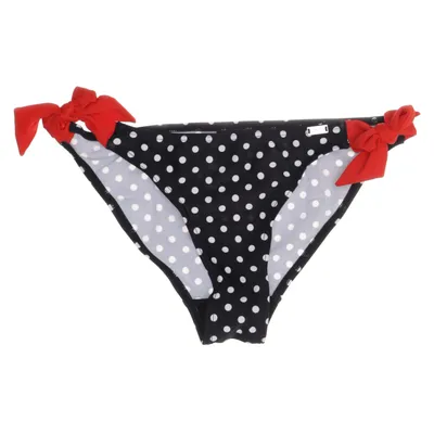 Bikini broekje (Zwart, Meerkleurig) van Skiny Katoen, Elastaan