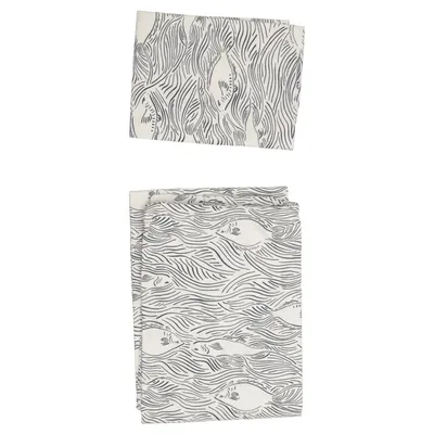 Bäddset (Vit, Svart) från Ferm Living