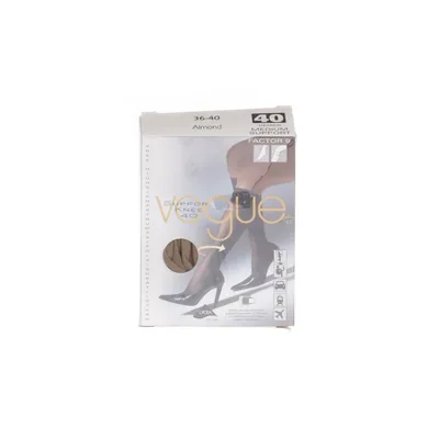 Chaussettes hautes (Marron) de Vogue Élasthane, Polyamide