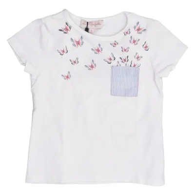 T-shirt (Blanc) de Lili Gaufrette Coton, Élasthane