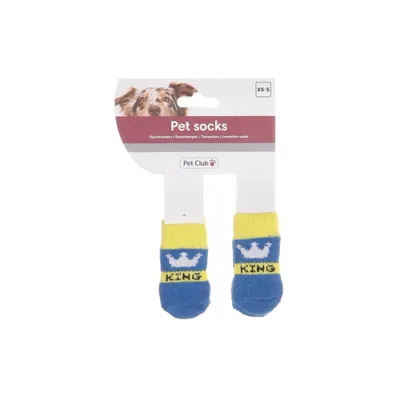 Dog shoes (Blue, Yellow, White) from Pet Club