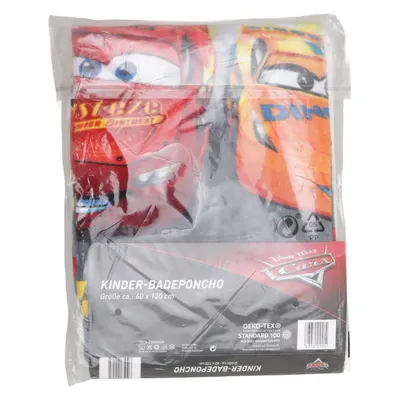 Bath cape (Cars) from Disney Pixar Cotton