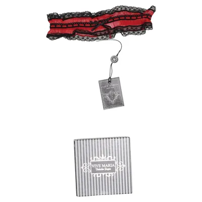 Jarretelle (Rood, Zwart) van Vive Maria