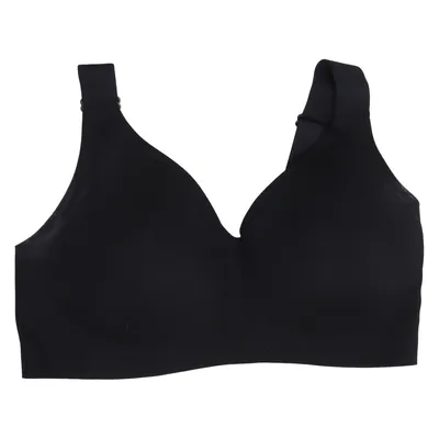 Bralette (Zwart) van Creamy Fabrics Elastaan, Polyamide