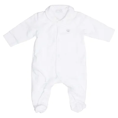 Rompers (White) from First Cotton, Elastane