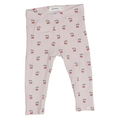 Leggings (Beige) from Lil' Atelier Elastane, Lyocell, Organic cotton
