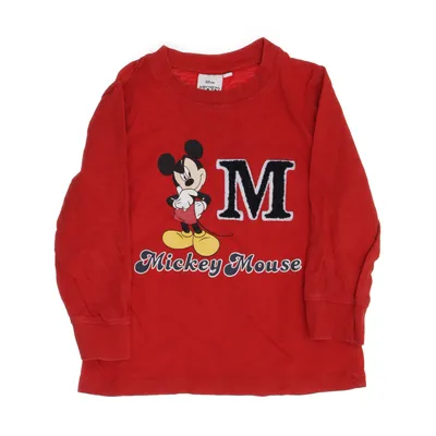 Långärmad t-shirt (Röd) från Mickey Mouse