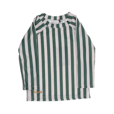 T-shirt de natation (Vert, Blanc) de Liewood Élasthane, Polyester recyclé