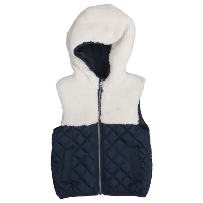 Gilet d'extérieur (Bleu, Blanc) de Orchestra Polyester
